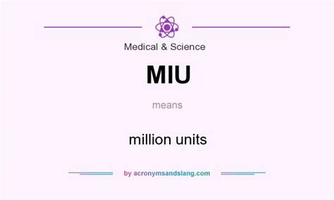 what does miu mean informally.